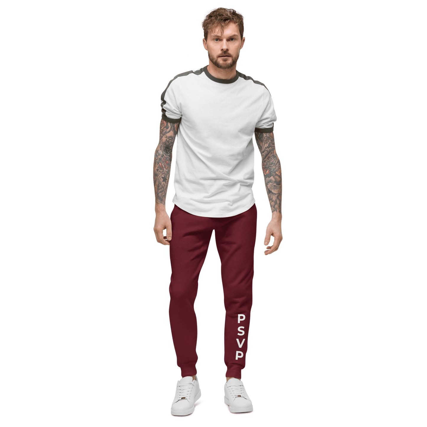 Comfy Maroon Fleece Sweatpants - PSVP | Sweatpants | PARADIS SVP