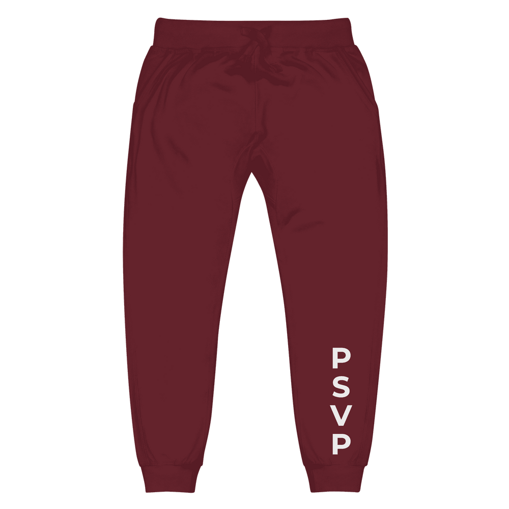 
                      
                        Comfy Maroon Fleece Sweatpants - PSVP | Sweatpants | PARADIS SVP
                      
                    