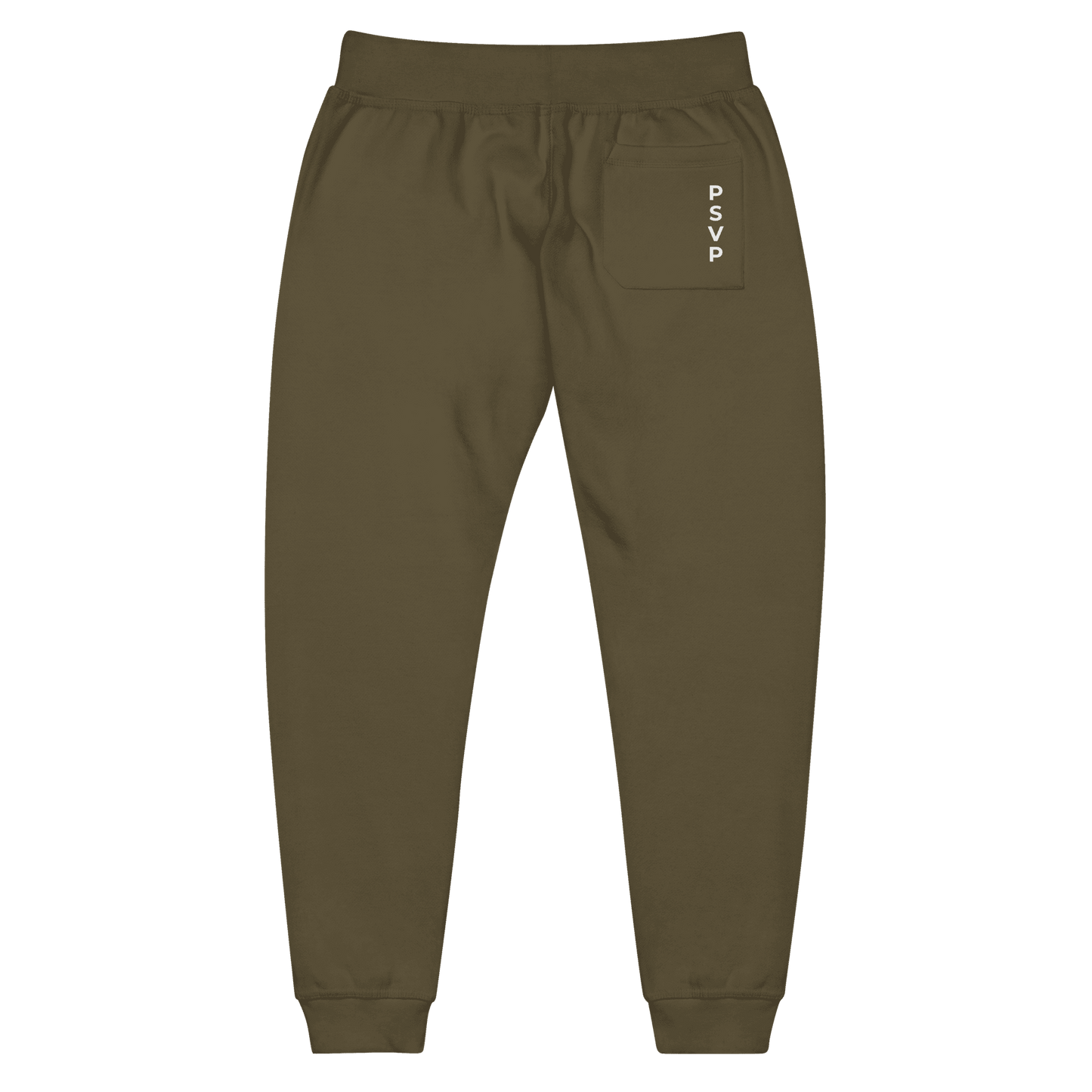 Comfy Military Green Fleece Sweatpants - PSVP | Sweatpants | PARADIS SVP