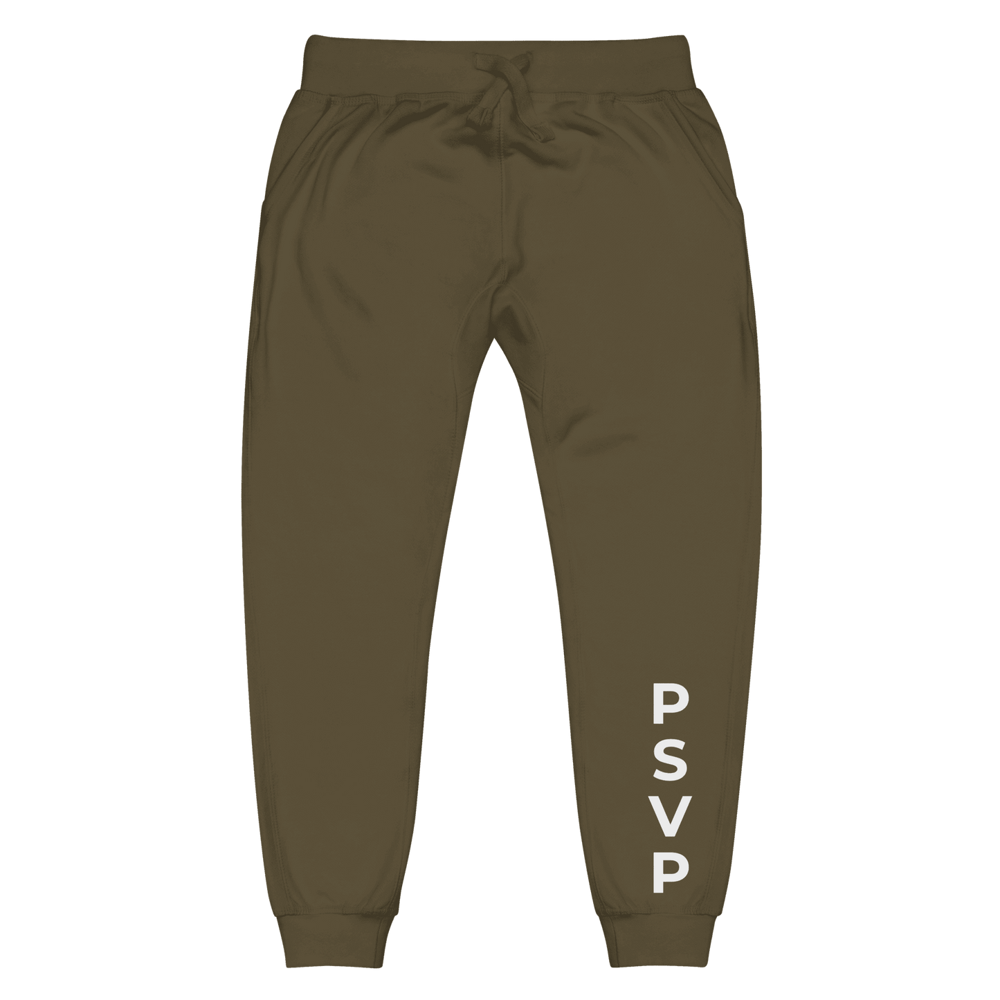 Load image into Gallery viewer, Comfy Military Green Fleece Sweatpants - PSVP | Sweatpants | PARADIS SVP
