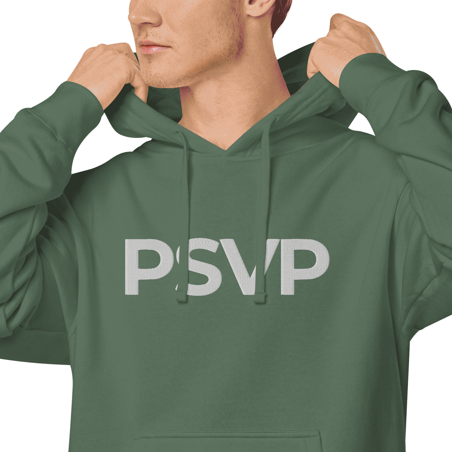 Pigment-Dyed Alpine Green PSVP Hoodie - Embroidery | Hoodie | PARADIS SVP