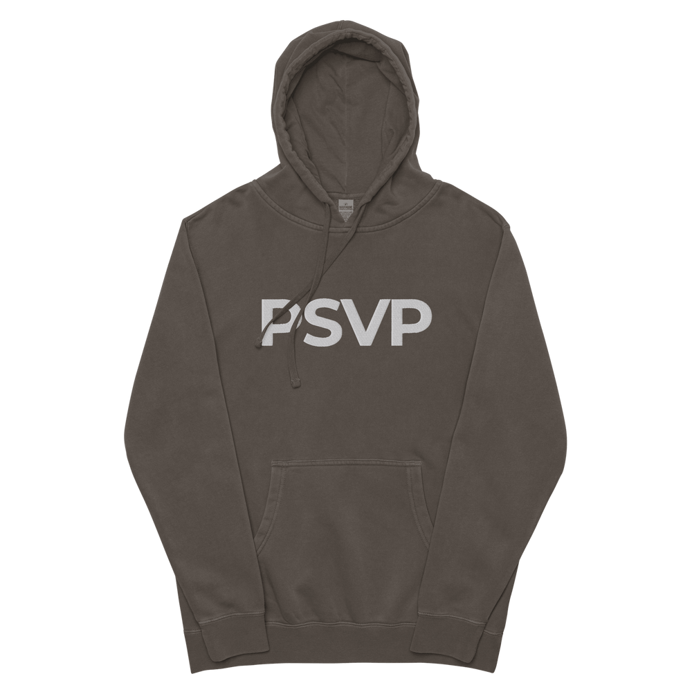 
                      
                        Pigment-Dyed Black PSVP Hoodie - Embroidery | Hoodie | PARADIS SVP
                      
                    