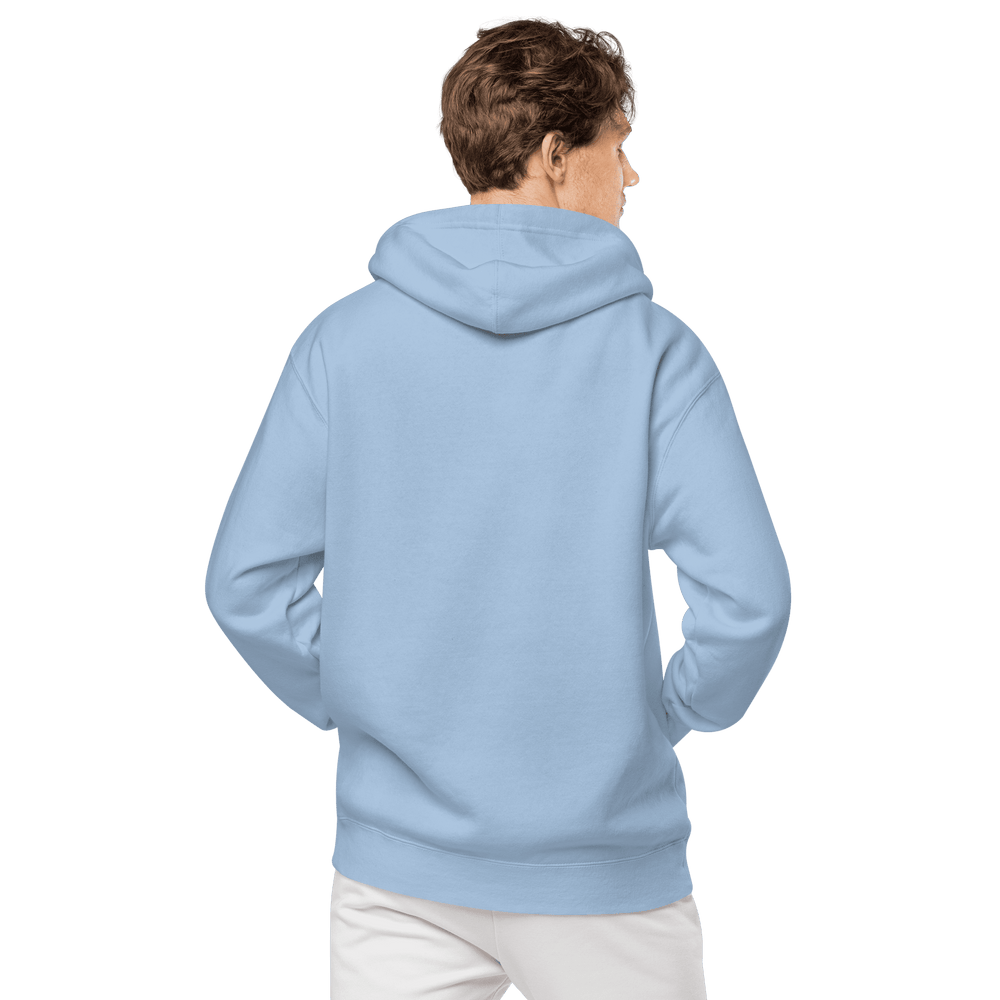 
                      
                        PSVP Pigment-Dyed Light Blue Hoodie - Embroidery | Hoodie | PARADIS SVP
                      
                    