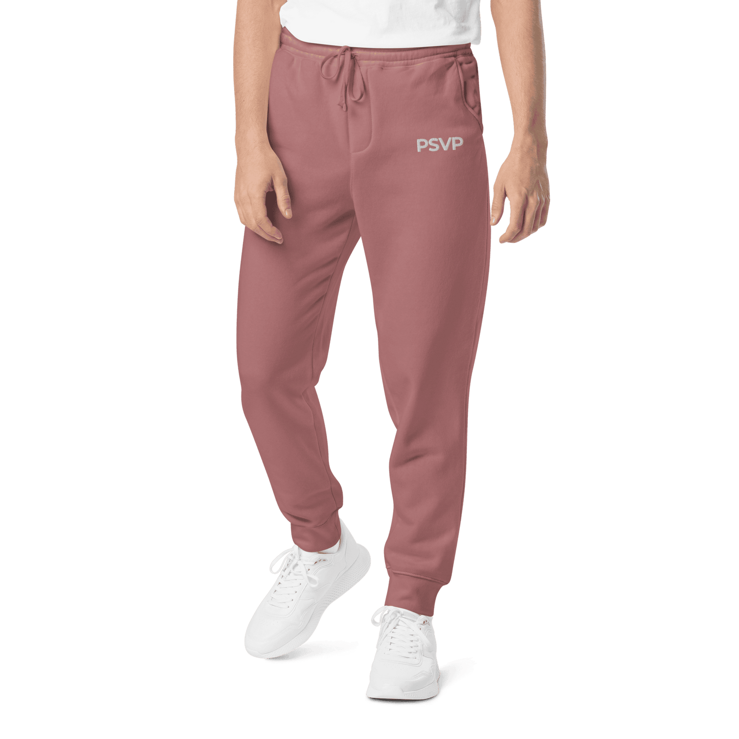 Load image into Gallery viewer, PSVP Pigment-Dyed Maroon Sweatpants - Embroidery | Sweatpants | PARADIS SVP
