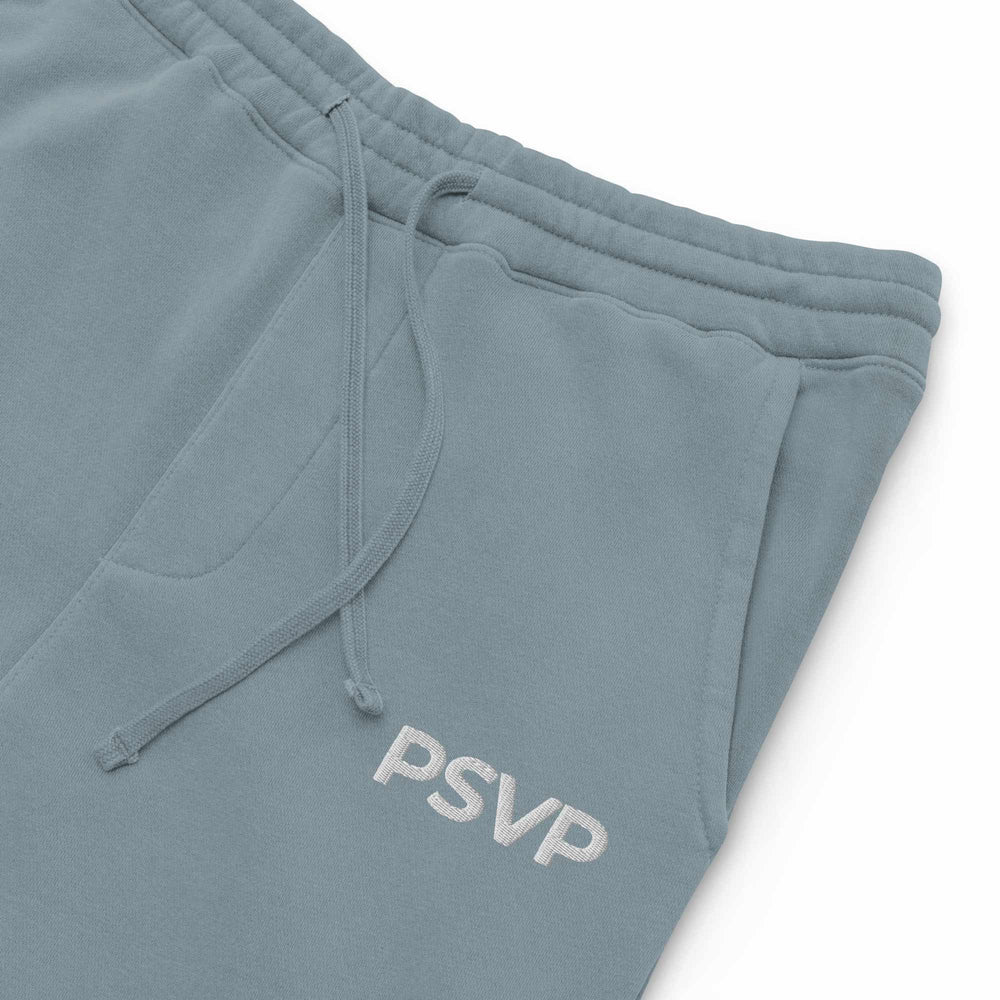 
                      
                        PSVP Pigment-Dyed Slate Blue Sweatpants - Embroidery | Sweatpants | PARADIS SVP
                      
                    