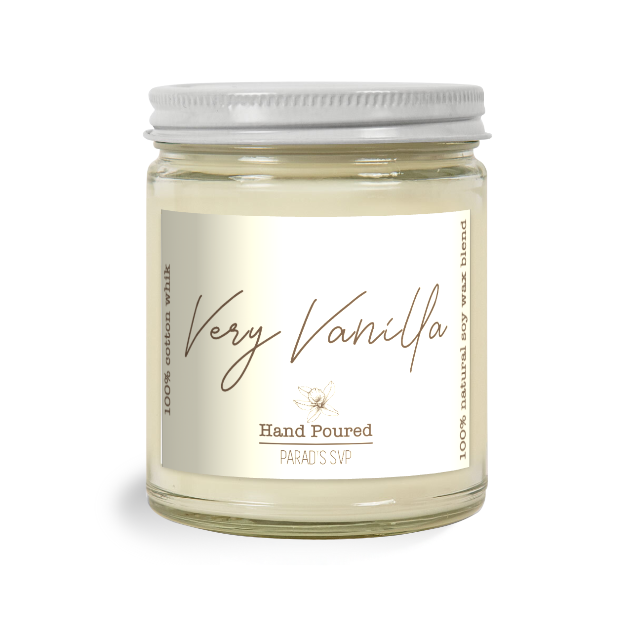 Project Sudz Tobacco Vanilla Soy and Essential Oil Candle / 6 oz