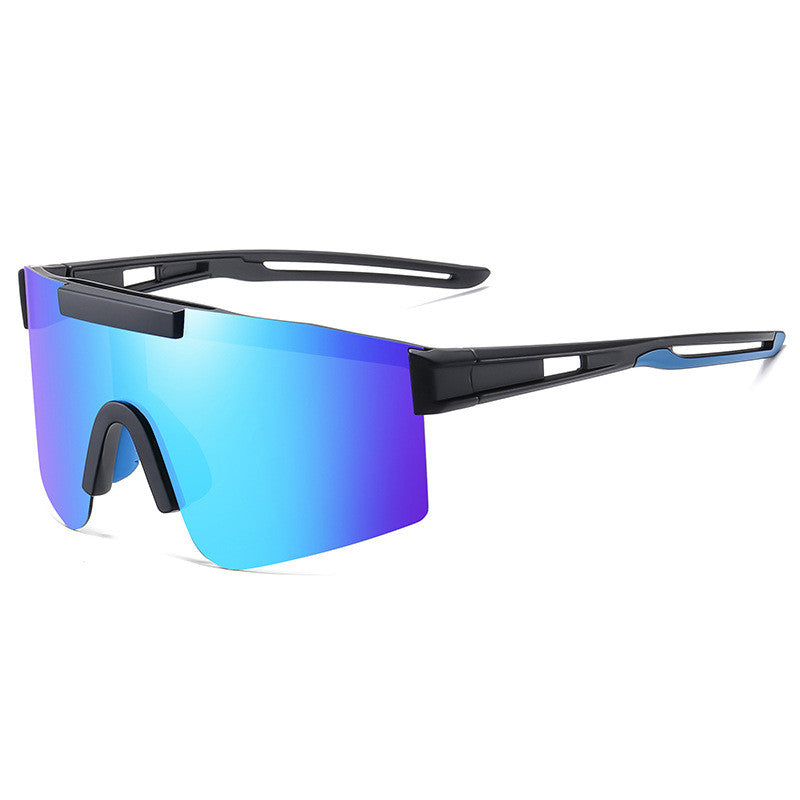 Sport Shield Sunglasses - Black Frame | Paradis SVP | Eyewear Black Blue