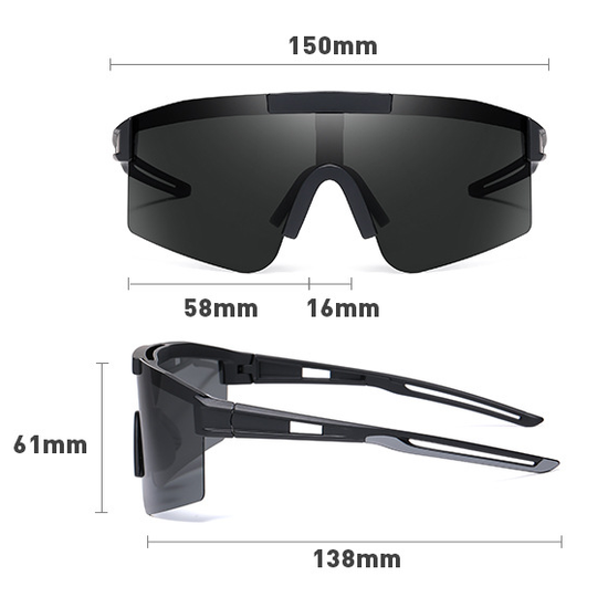 Sport Shield Sunglasses - White Frame | Eyewear | PARADIS SVP