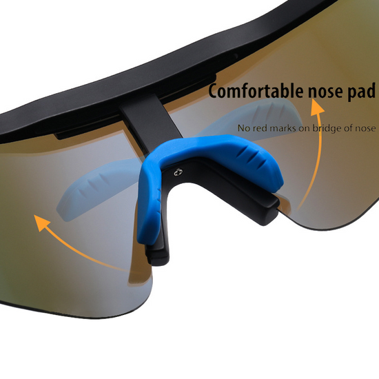 Sport Shield Sunglasses - Polka Dot Frame | Eyewear | PARADIS SVP