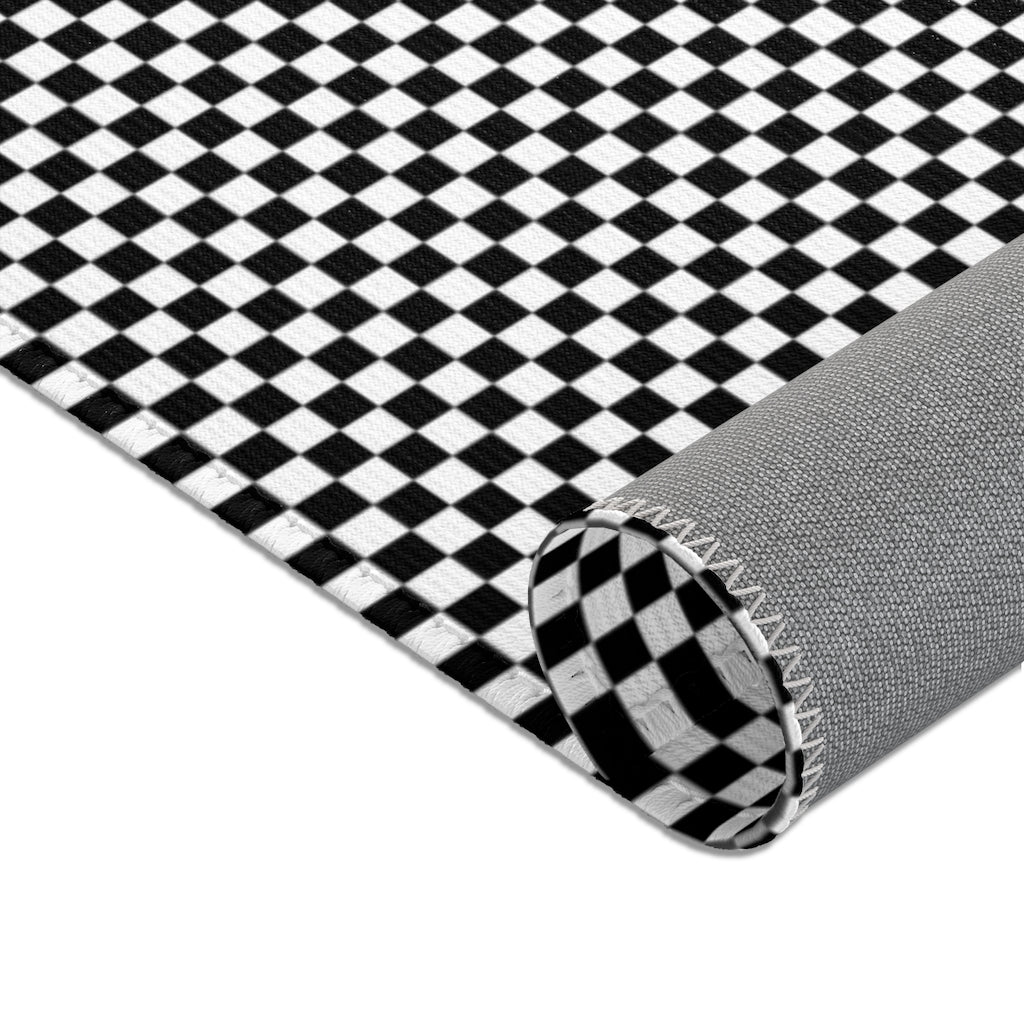 Black & White Checkered - Rug | Home Decor | PARADIS SVP