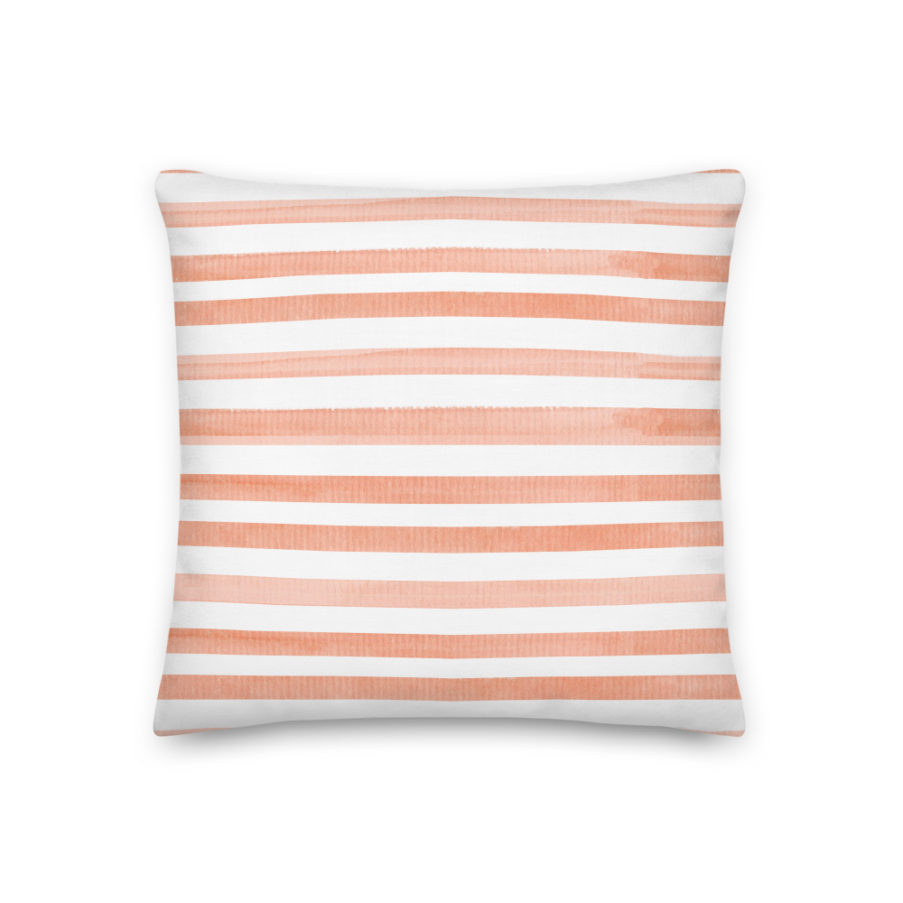 Orange Stripes - Premium Pillow |  | PARADIS SVP