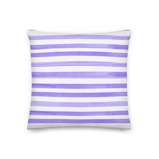 Load image into Gallery viewer, Purple Stripes - Premium Pillow |  | PARADIS SVP
