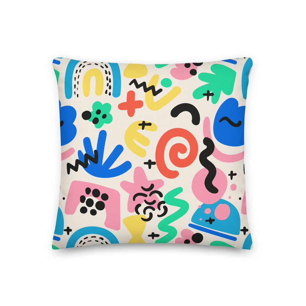 90's Squiggles - Premium Pillow |  | PARADIS SVP