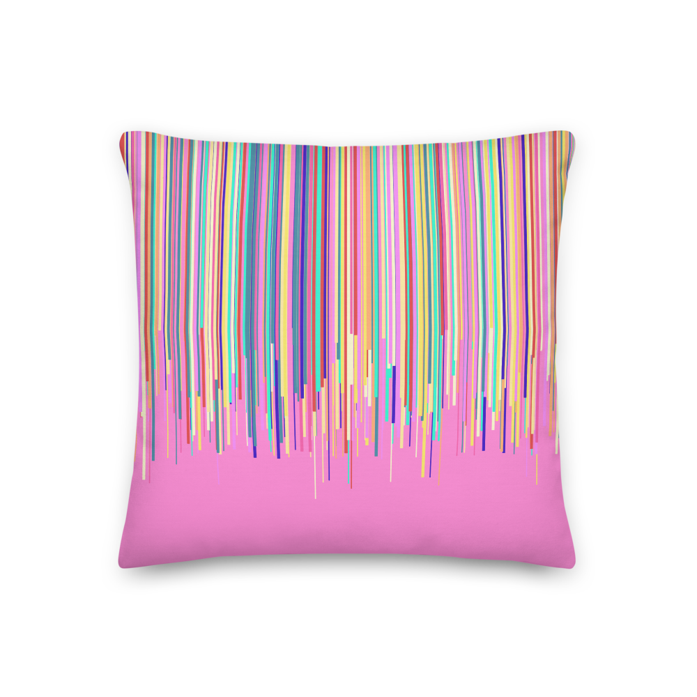 Fine lines Pink - Premium Pillow |  | PARADIS SVP