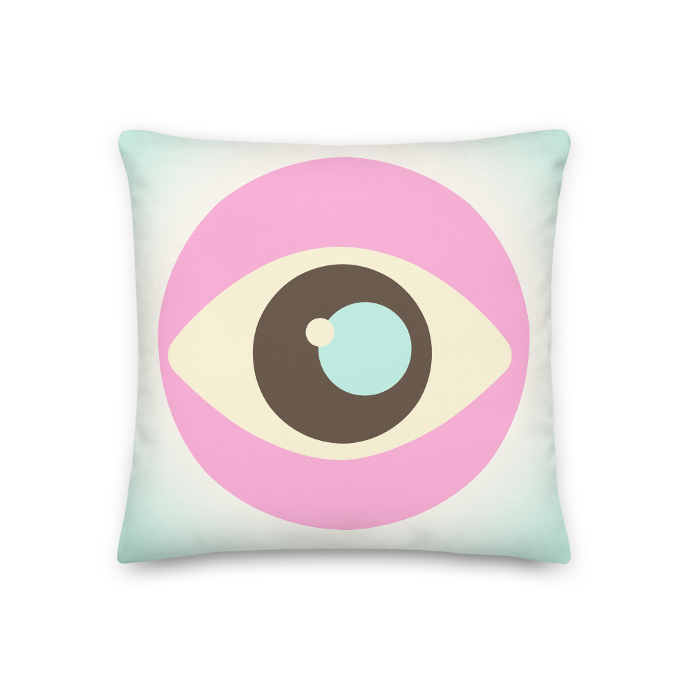 Pink Evil Eye - Premium Pillow |  | PARADIS SVP