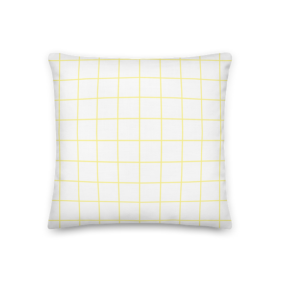 Load image into Gallery viewer, Plaid Yellow Patterm - Premium Pillow |  | PARADIS SVP

