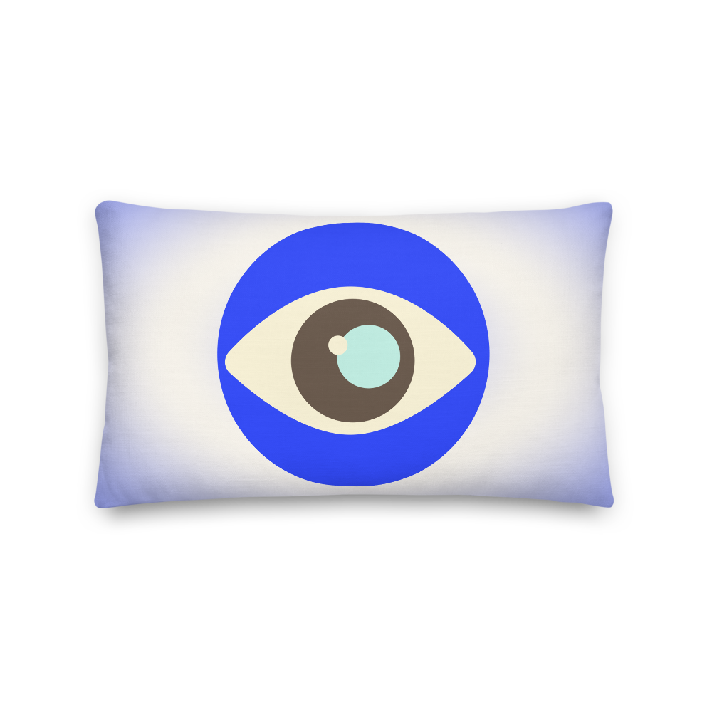 Blue Evil Eye - Premium Pillow |  | PARADIS SVP