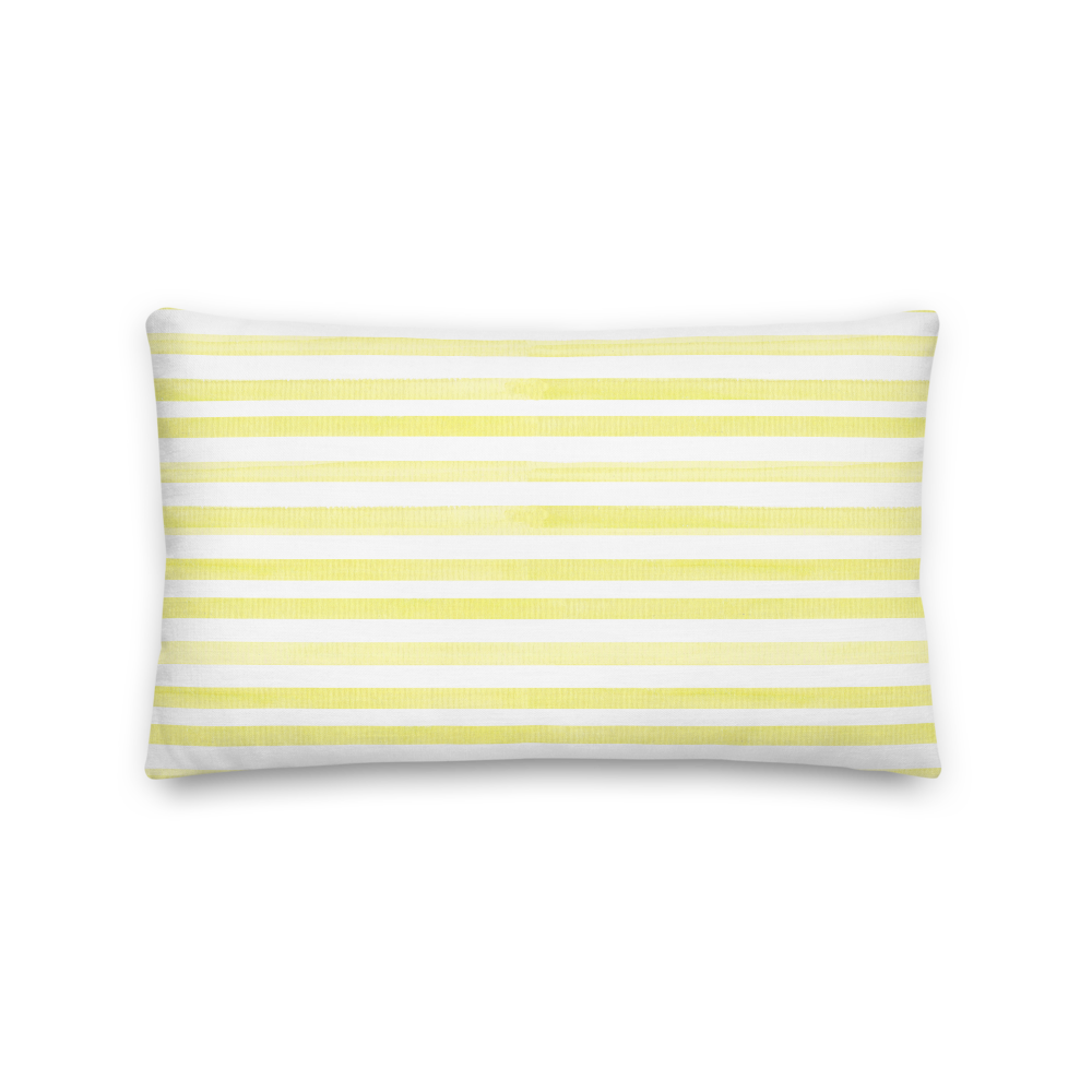 Yellow Stripes - Premium Pillow |  | PARADIS SVP