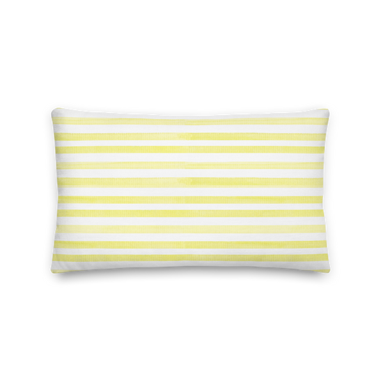 Yellow Stripes - Premium Pillow |  | PARADIS SVP