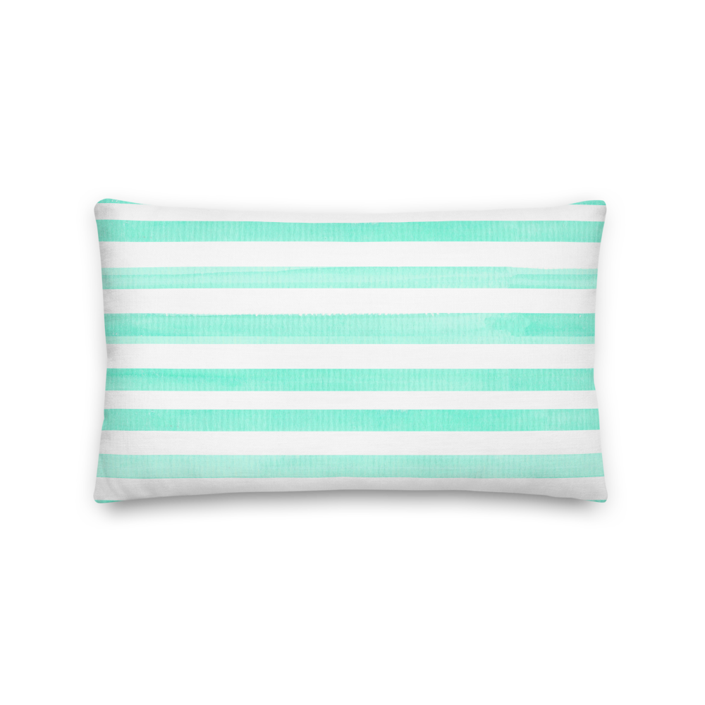 Green Stripes - Premium Pillow |  | PARADIS SVP