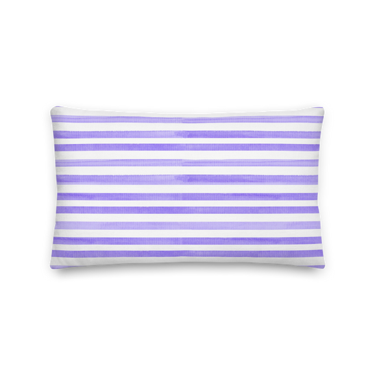 Load image into Gallery viewer, Purple Stripes - Premium Pillow |  | PARADIS SVP
