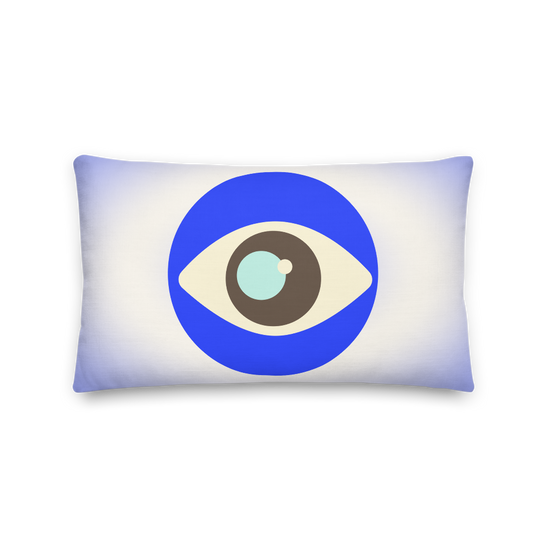 Load image into Gallery viewer, Blue Evil Eye - Premium Pillow |  | PARADIS SVP
