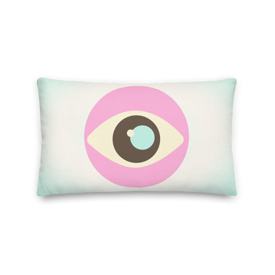 Pink Evil Eye - Premium Pillow |  | PARADIS SVP