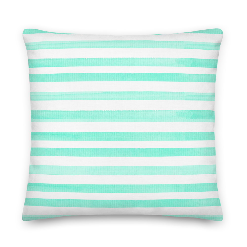 Green Stripes - Premium Pillow |  | PARADIS SVP