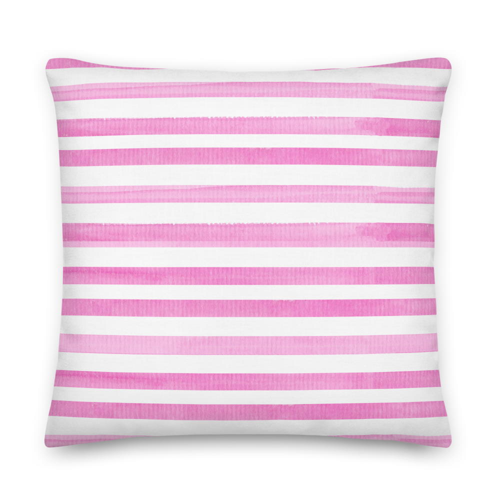 Pink Stripes - Premium Pillow |  | PARADIS SVP