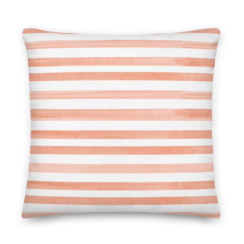 Orange Stripes - Premium Pillow |  | PARADIS SVP