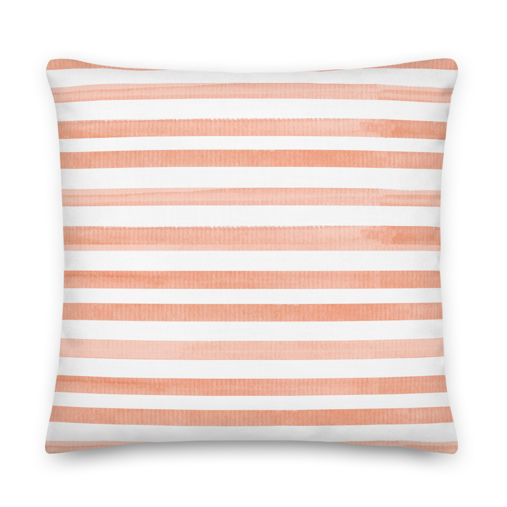 Load image into Gallery viewer, Orange Stripes - Premium Pillow |  | PARADIS SVP
