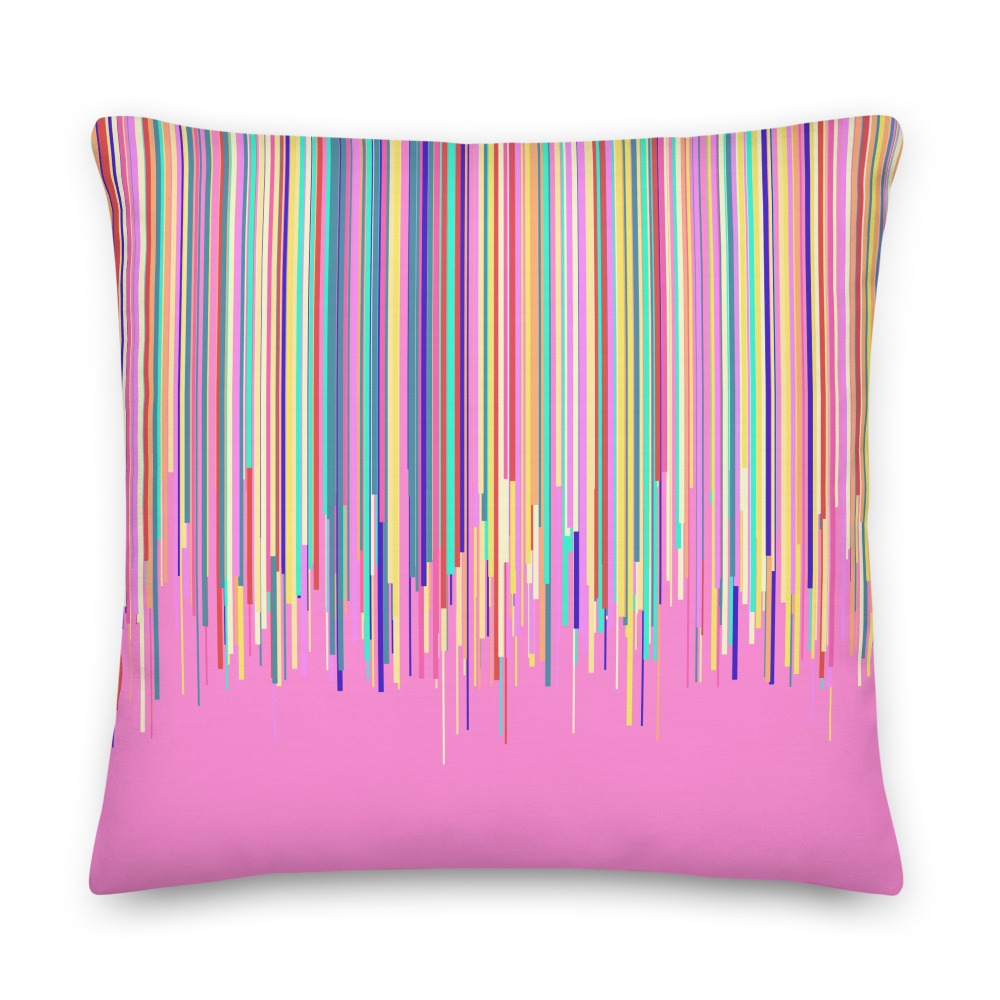 Fine lines Pink - Premium Pillow |  | PARADIS SVP