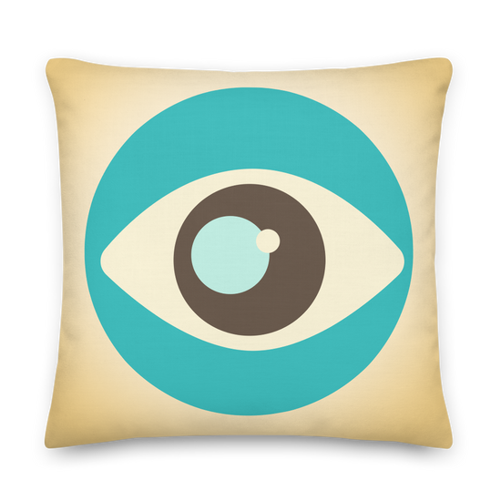 Green Evil Eye - Premium Pillow |  | PARADIS SVP