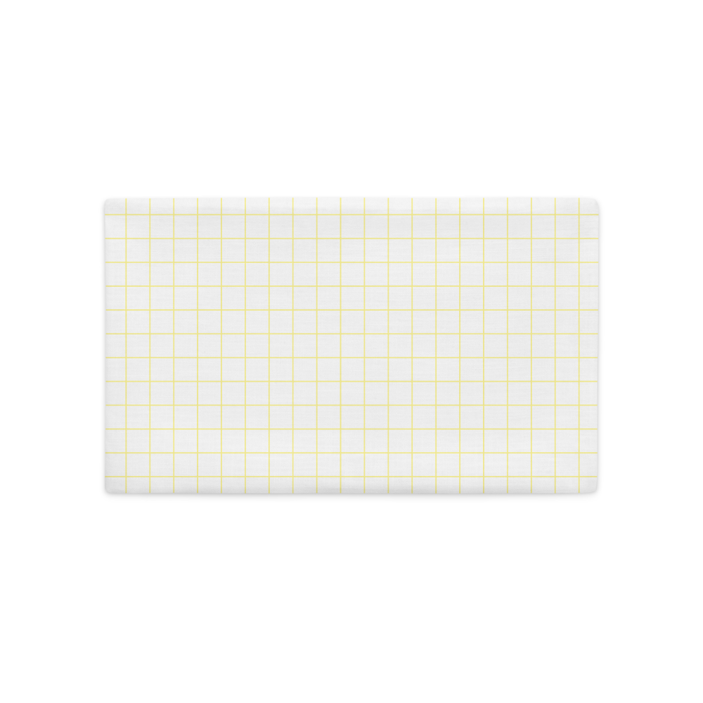 Plaid Yellow Pattern - Premium Pillow Case | Home Decor | PARADIS SVP