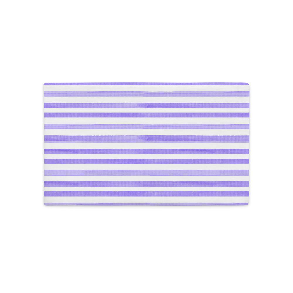 Purple Stripes - Premium Pillow Case |  | PARADIS SVP