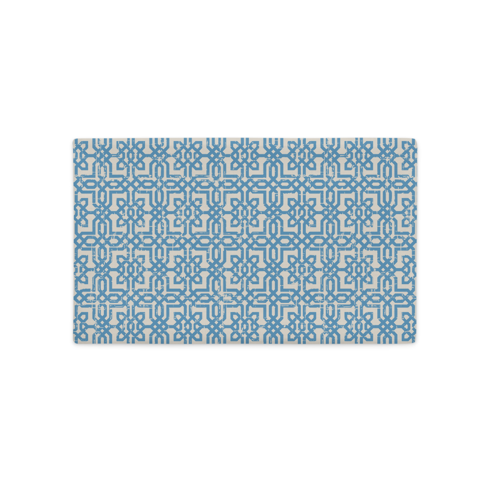 Cyan Pattern - Premium Pillow Case |  | PARADIS SVP