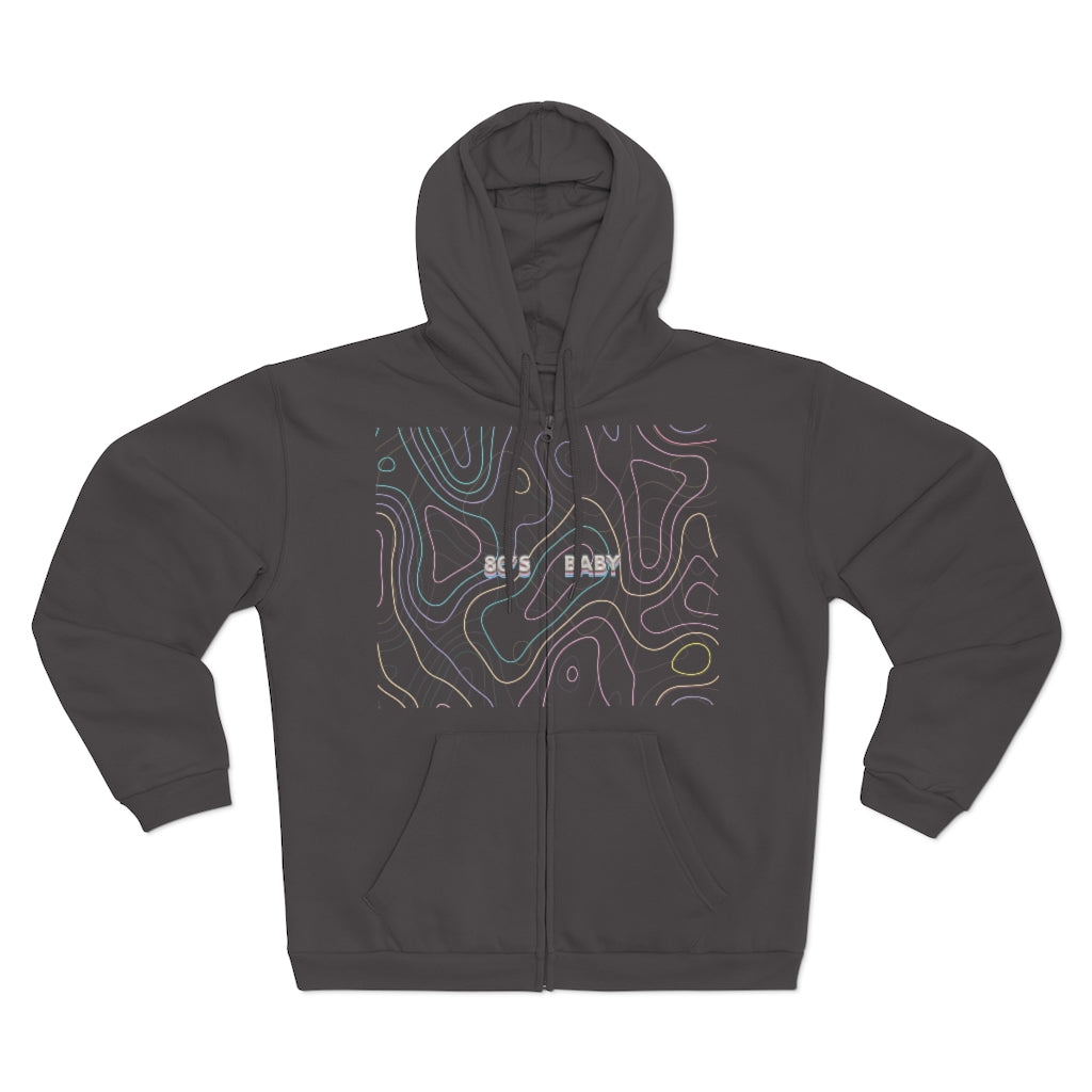 80's Baby - Hooded zip sweatshirt | Hoodie | PARADIS SVP