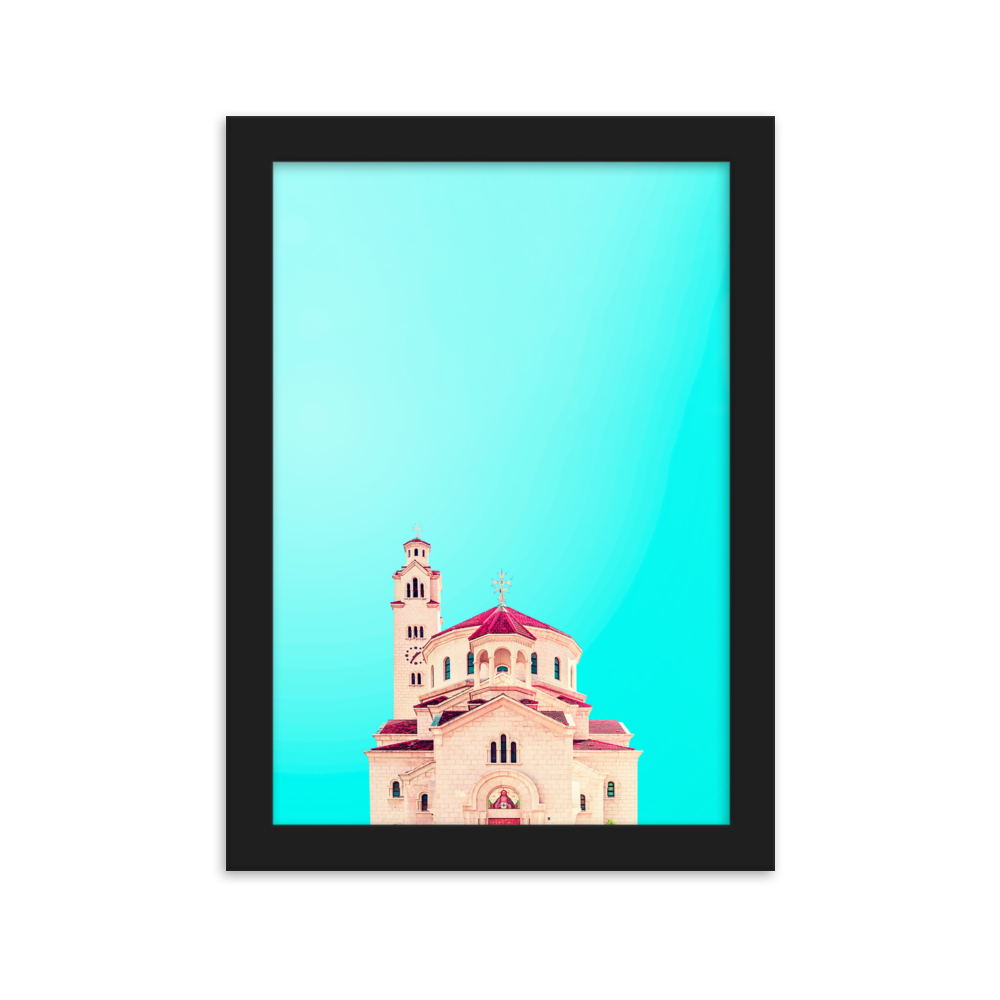 Load image into Gallery viewer, Beiruti Church - Framed Wall Art | FRAMED WALL ART | PARADIS SVP
