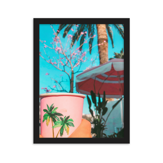 Load image into Gallery viewer, LA in a Cup - Framed Wall Art | FRAMED WALL ART | PARADIS SVP
