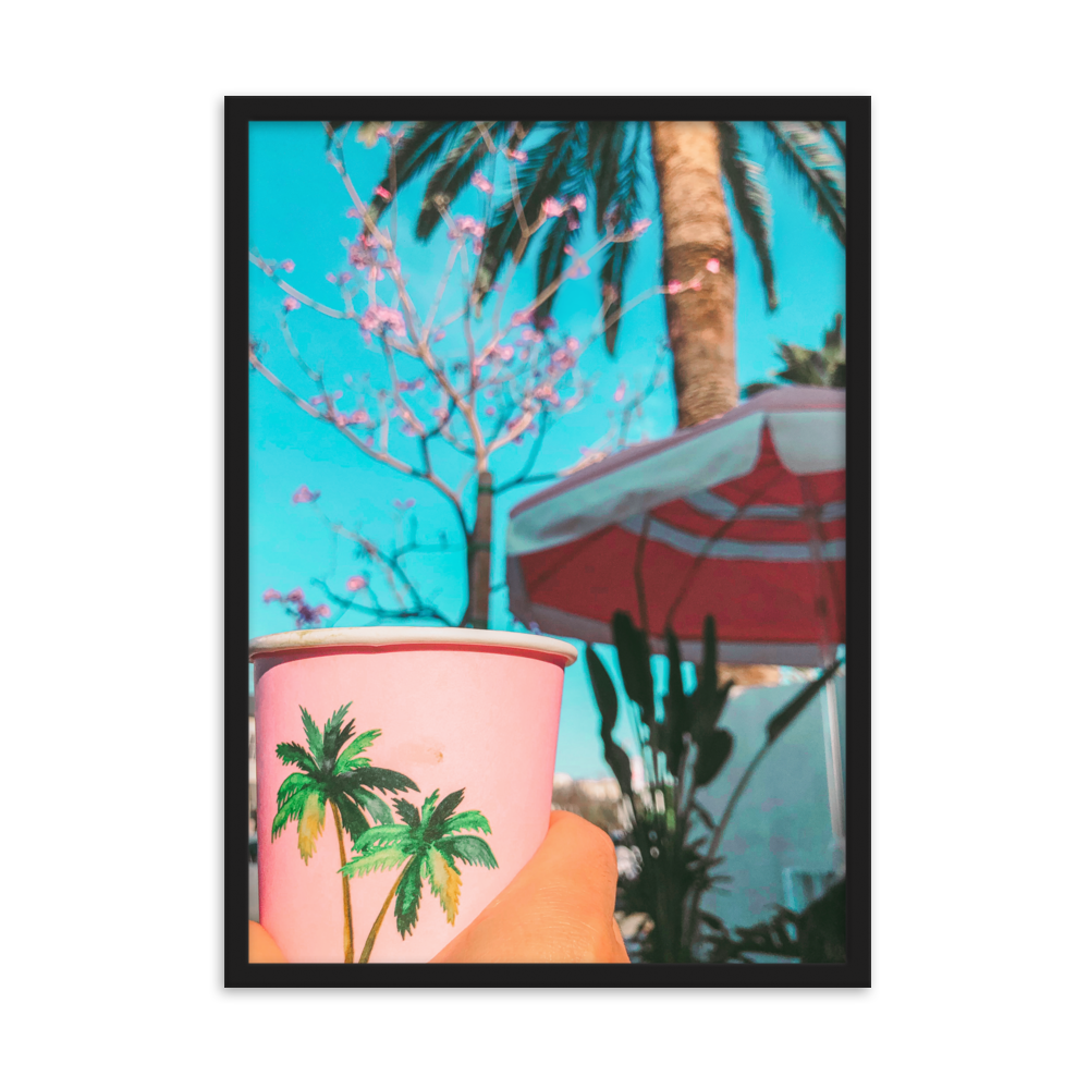 Load image into Gallery viewer, LA in a Cup - Framed Wall Art | FRAMED WALL ART | PARADIS SVP

