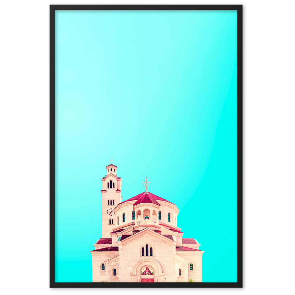 Load image into Gallery viewer, Beiruti Church - Framed Wall Art | FRAMED WALL ART | PARADIS SVP
