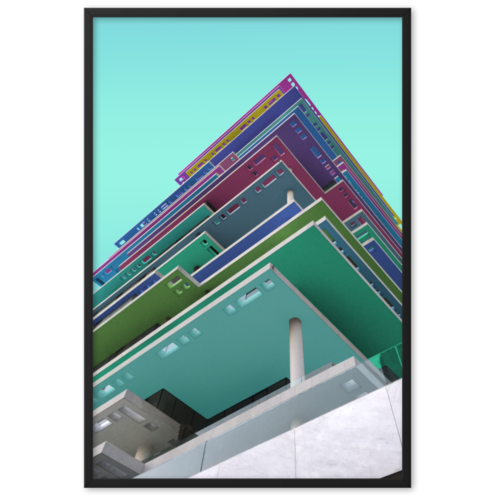 Load image into Gallery viewer, Mille-Feuille - Framed Wall Art | FRAMED WALL ART | PARADIS SVP
