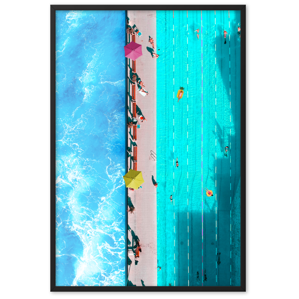 Sunday Pool Day - Framed Wall Art | FRAMED WALL ART | PARADIS SVP