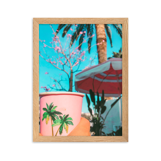 LA in a Cup - Framed Wall Art | FRAMED WALL ART | PARADIS SVP