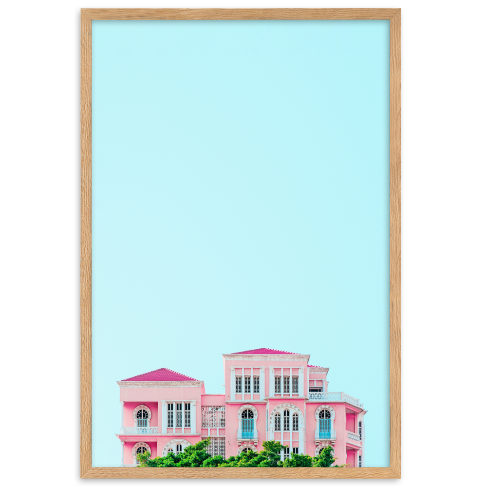 Pink House - Framed Wall Art | FRAMED WALL ART | PARADIS SVP