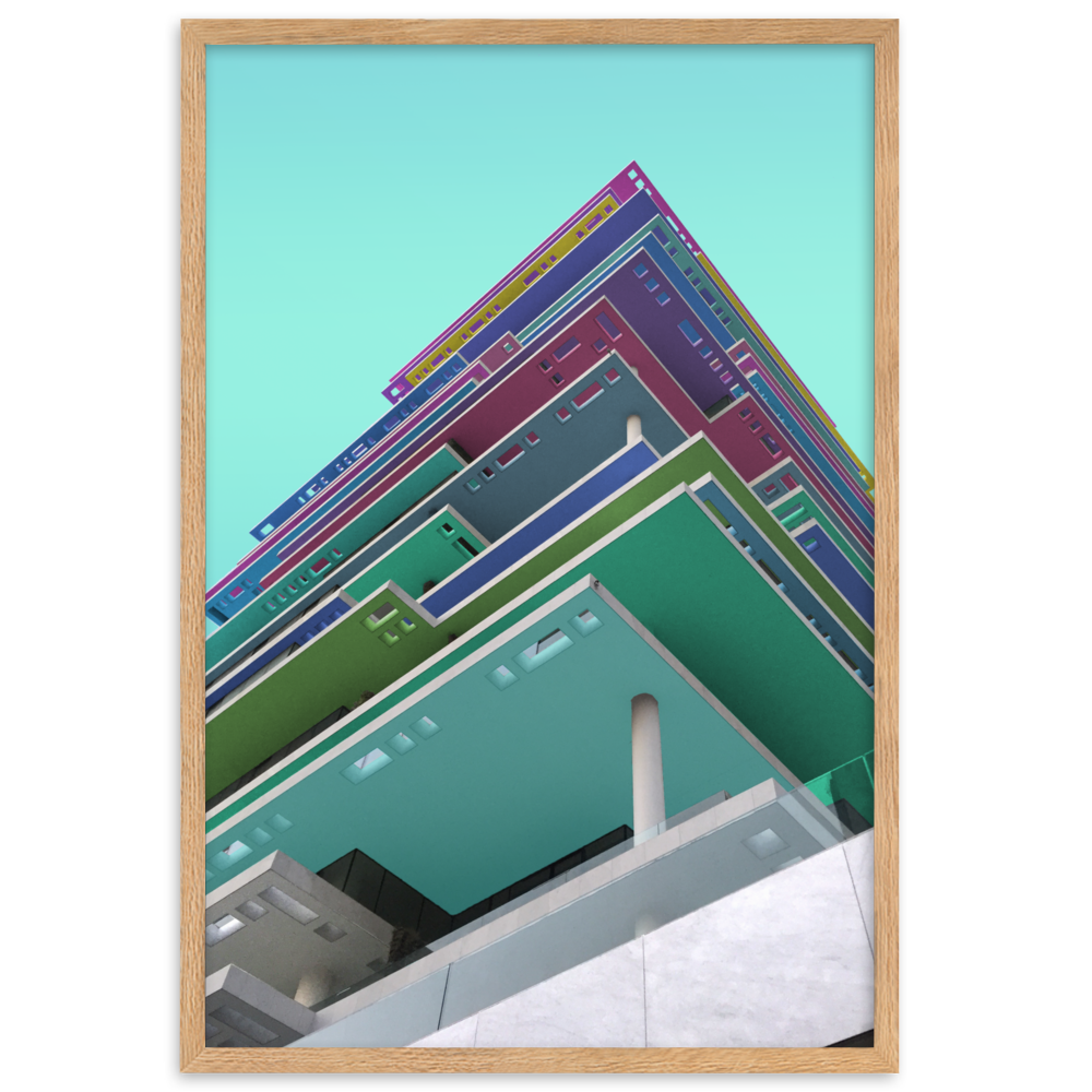 Load image into Gallery viewer, Mille-Feuille - Framed Wall Art | FRAMED WALL ART | PARADIS SVP
