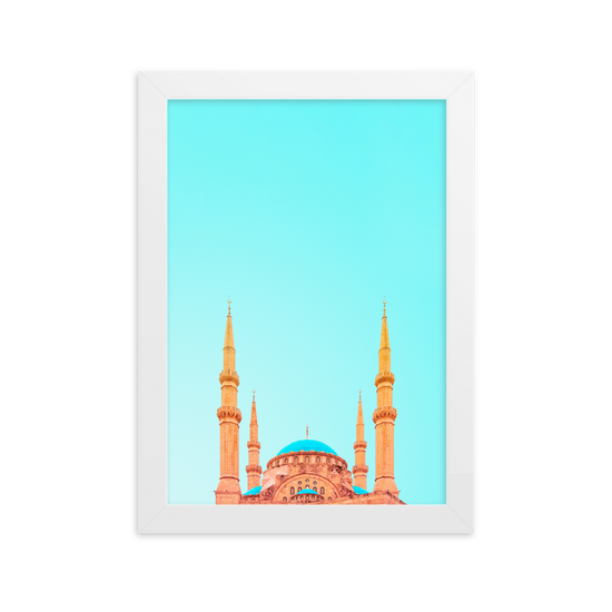 Load image into Gallery viewer, Beiruti Mosque - Framed Wall Art | FRAMED WALL ART | PARADIS SVP
