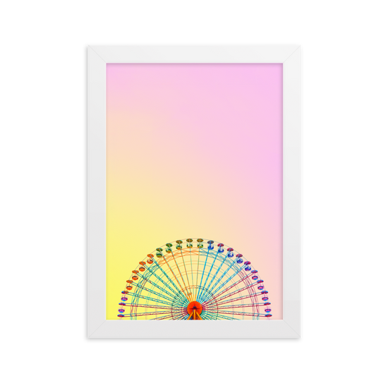 Load image into Gallery viewer, Ferris Wheel - Framed Wall Art | FRAMED WALL ART | PARADIS SVP
