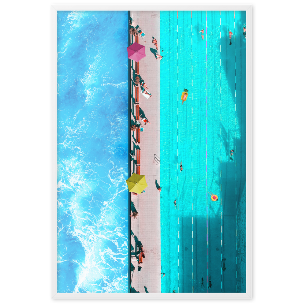 Sunday Pool Day - Framed Wall Art | FRAMED WALL ART | PARADIS SVP