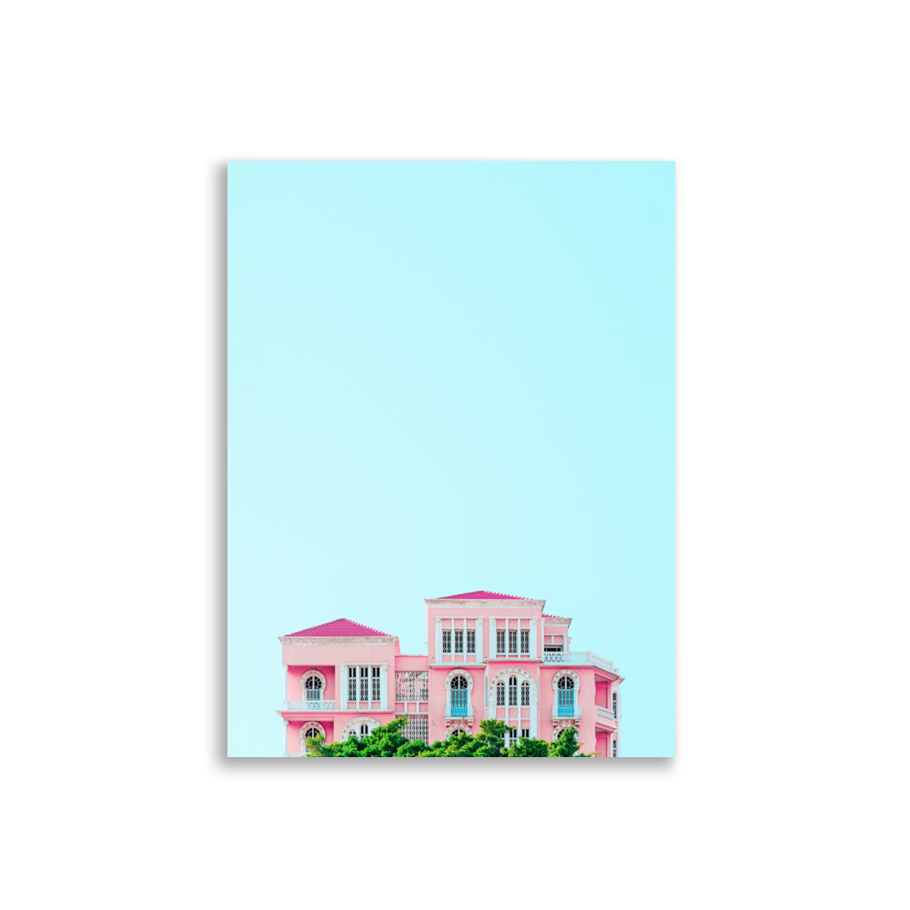 Load image into Gallery viewer, Pink House - Wall Art | WALL ART | PARADIS SVP
